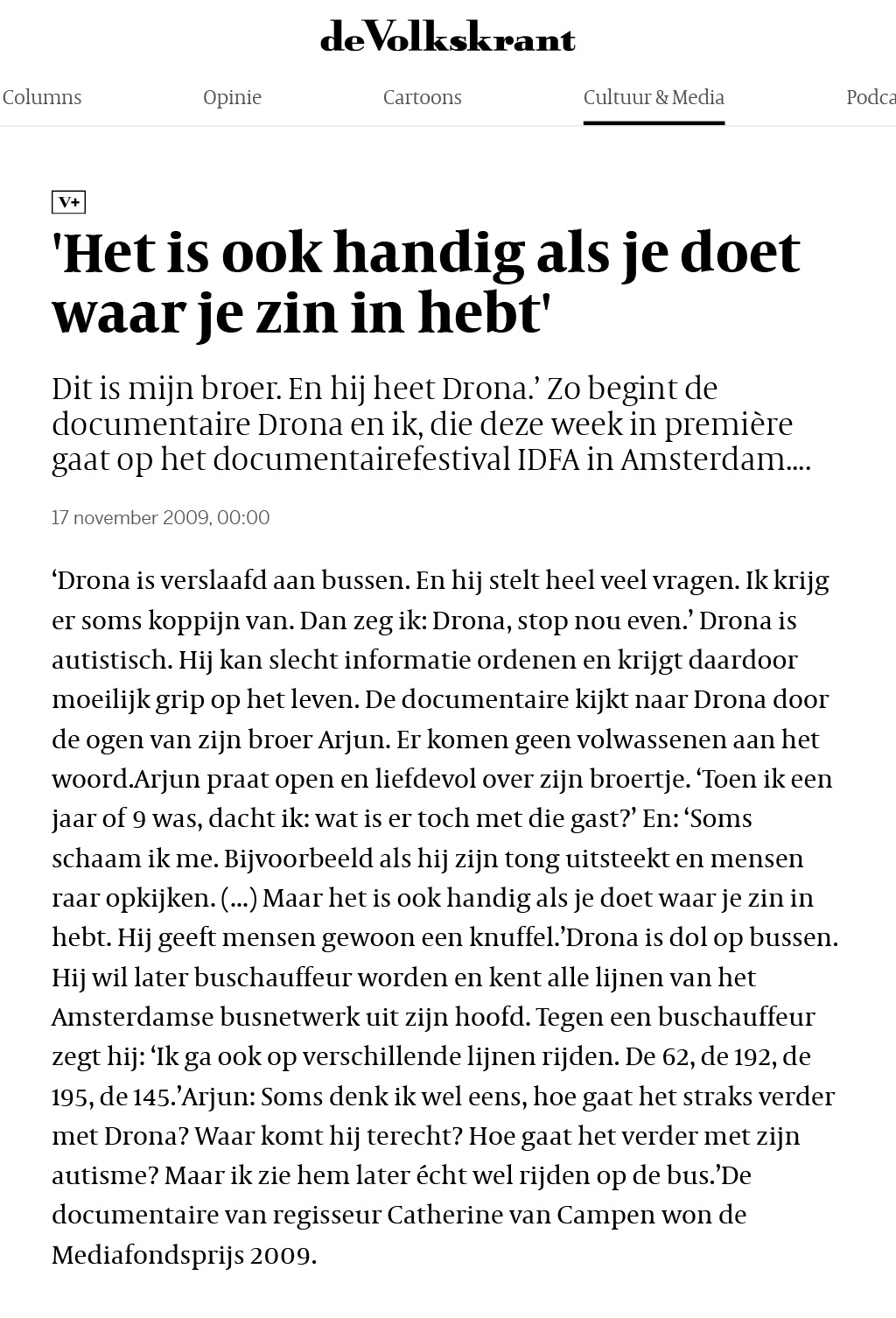 drona en ik pers image 1